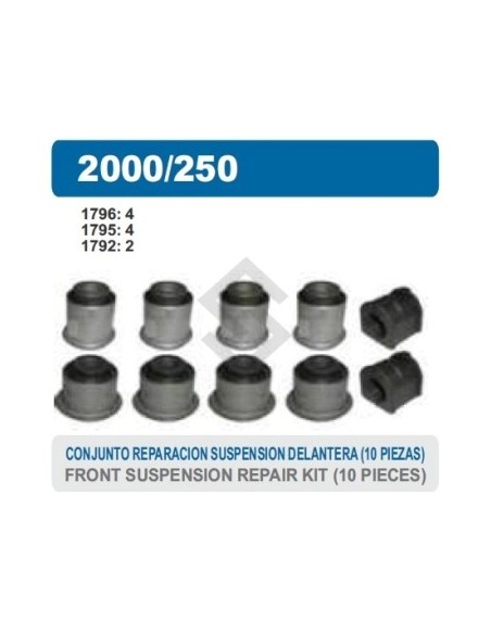 Ch Kit Bujes Susp. Del. S-10 12/... (10 Piezas)