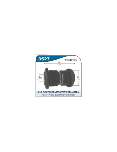 Im Buje Elastico Tras. M.benz Atego 1725 08/... - Pte. Delantera