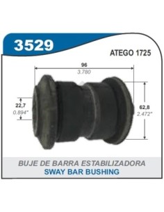 Im Buje Elastico Tras. M.benz Atego 1725 08/... - Pte Trasera