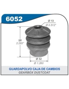 Vw Guardapolvo P/entrada Comando De Cambio Gacel/gol/senda/voyage/carat/quantum