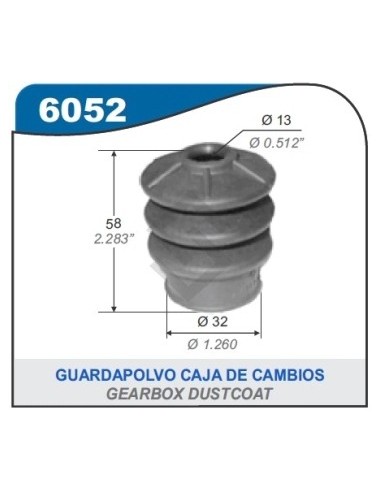 Vw Guardapolvo P/entrada Comando De Cambio Gacel/gol/senda/voyage/carat/quantum