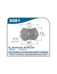 Ch Buje Parrilla Del. Parte Del. - Vectra 94/96 - Astra 95/96