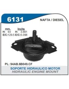 Fd Soporte Motor Del. Escort Nafta/diesel - Hidraulico - Rm12x1.75