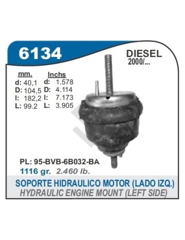 Fd Soporte Motor Hidr. Lado Izq. Transit Diesel