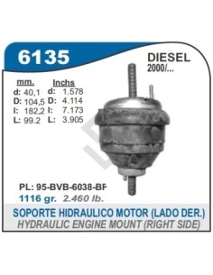 Fd Soporte Motor Hidr. Lado Der. Transit Diesel