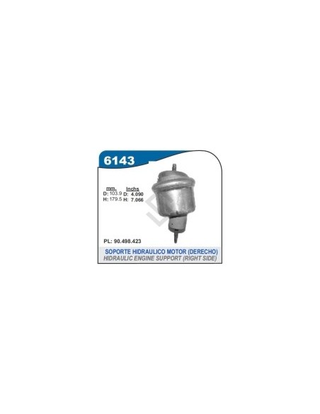 Ch Soporte Motor Vectra Hidraulico - L/der. - Cuello Curvo