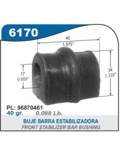 Ch Buje Barra Estabil.  Aveo