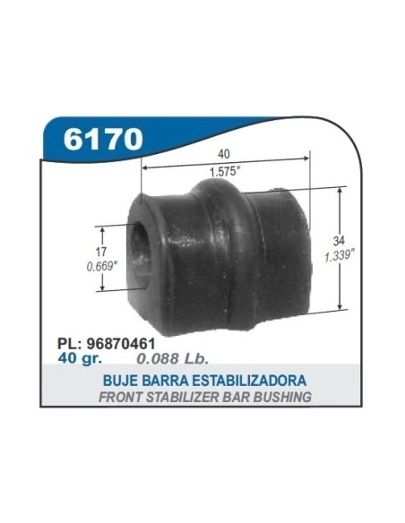 Ch Buje Barra Estabil.  Aveo