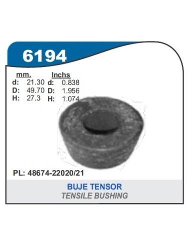 Im Buje Tensor Hilux 13/... - 21.3mm