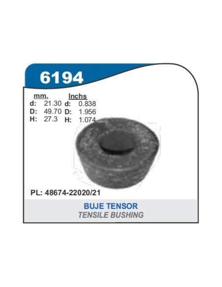 Im Buje Tensor Hilux 13/... - 21.3mm