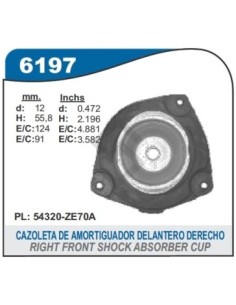 Im Cazoleta Del. Der. Nissan Tiida 10/... - S/crapodina