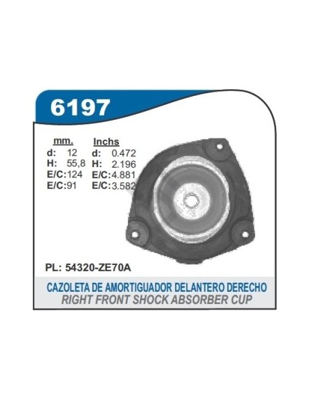 Im Cazoleta Del. Der. Nissan Tiida 10/... - S/crapodina