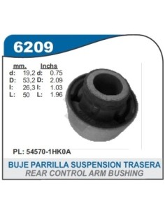 Im Buje Parrilla Del. Nissan March / Versa - Pte Posterior