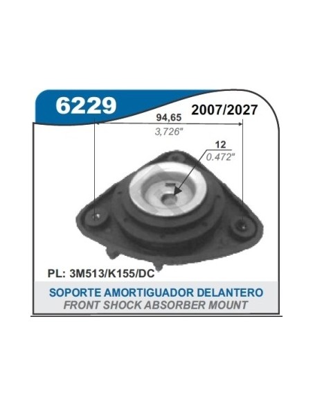 Fd Cazoleta  Del. Focus Ii-iii / Kuga 07/17