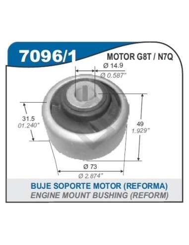 Rt Buje Soporte Motor Laguna Diesel Rxe