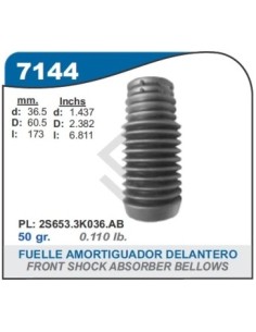 Fd Fuelle Amort. Del. Ecosport / Fiesta 03/...