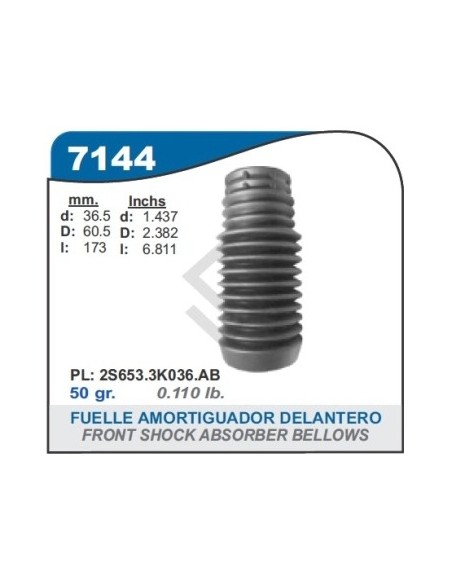 Fd Fuelle Amort. Del. Ecosport / Fiesta 03/...
