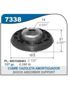 Rt Cubre Cazoleta Sup. Logan/sandero