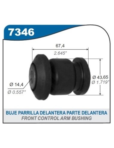 Ft Buje De Parrilla  Susp. Del. Toro - Pte Delantera