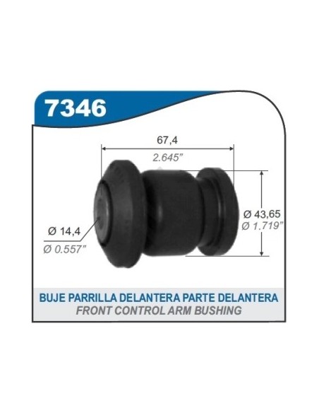 Ft Buje De Parrilla  Susp. Del. Toro - Pte Delantera
