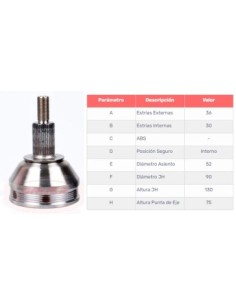 Vw Jta.homoc. Fox/suran 1.6 04/... C/abs - Seg. Int (36/30)