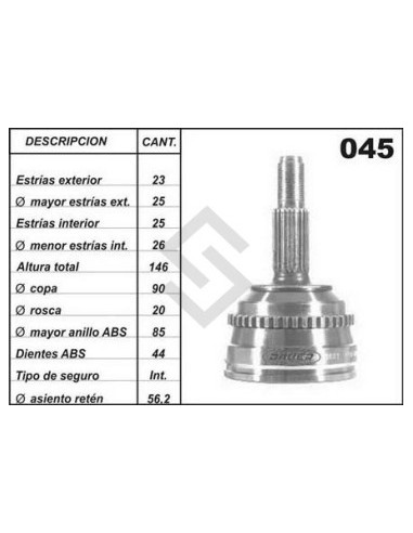 Rt Jta.homoc. Scenic - C/abs - C/kit - 25 Estrias Interior