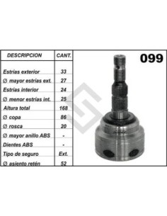 Ch Jta.homoc. Corsa Ii 1.7d / Meriva 1.7d (ee33/ei24)