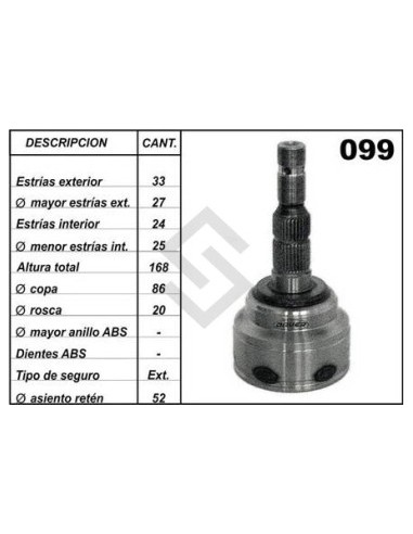 Ch Jta.homoc. Corsa Ii 1.7d / Meriva 1.7d (ee33/ei24)