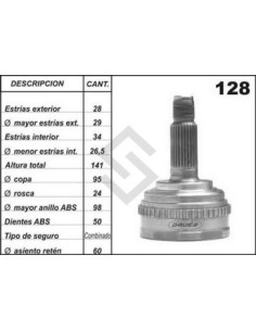 Im Jta.homoc. Honda Accord 1.8/2.0 - 89/... - C/abs - C/kit