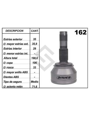 Ft Jta.homoc.  Ducato V / Boxer Iii / Jumper - (35 - 29) - Seg. Med.