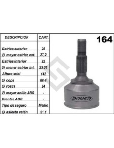 Ft Jta.homoc. F.500 1.3 Mjt/1.4 16v / Stilo / Bravo - (25 - 22) - Seg. Med.