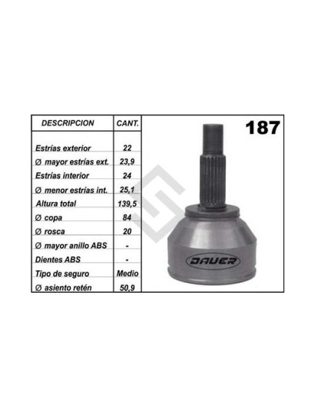Vw Jta. Homoc. Fox / Gol Trend / Suran  / Voyage 13/... (22 - 24) Seg M
