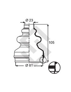 Ft Fuelle S/eje Ducato D-dt 97/... /boxer 98/01 / Citroen Bx 90/93 L/caja