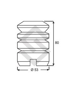 Fd Tope Susp. Del. Courier / Ka 1.0  97/...