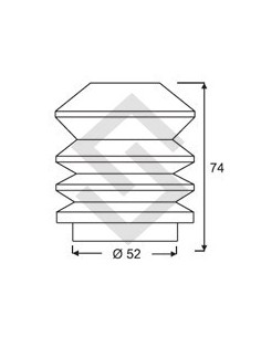 Vw Tope Susp. Del. Carat / Gacel / Gol / Saveiro / Senda