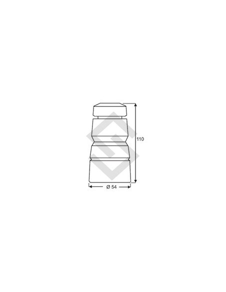 Vw Tope Susp. Tras. Carat/gacel/senda/gol 94/.../saveiro .../95