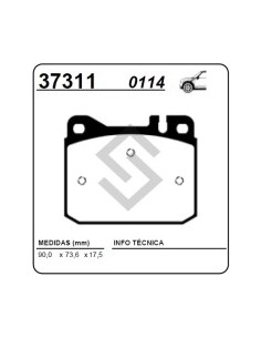 Im Past. Freno Del. M. Benz W107/123/126 .../91