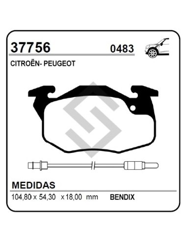 Pg Past. Freno Del. P.106 91/96 - P.306 96/...