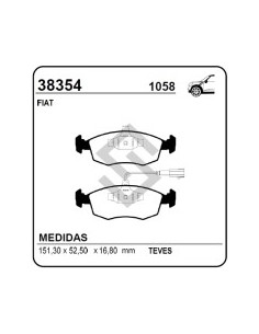 Ft Past. Freno Del. Stilo 1.8 Sp 07/... - Dualogic 10/...