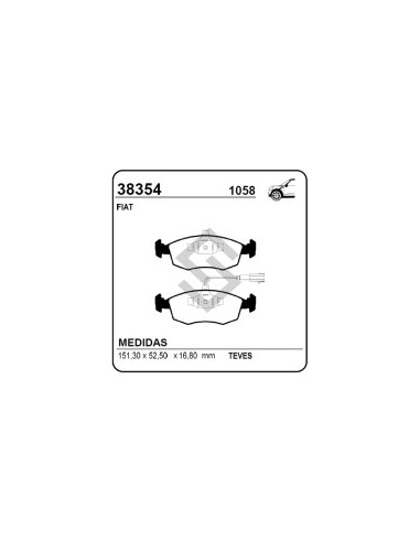 Ft Past. Freno Del. Stilo 1.8 Sp 07/... - Dualogic 10/...