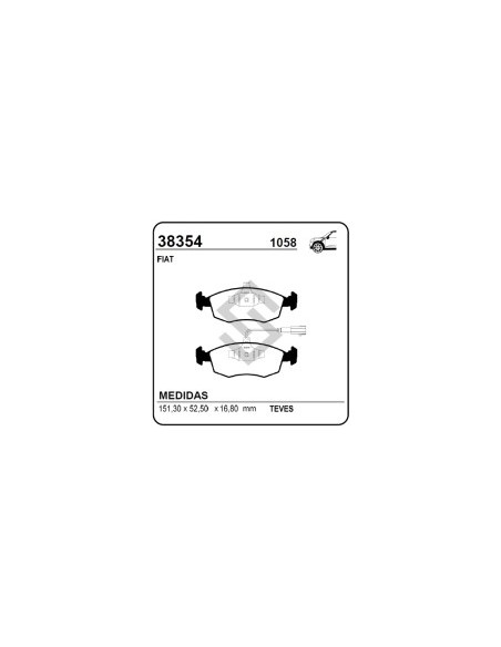 Ft Past. Freno Del. Stilo 1.8 Sp 07/... - Dualogic 10/...