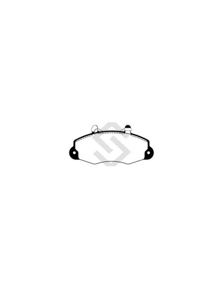 Fd Past. Freno Del. Transit 80-100 99/... (rodado 14)
