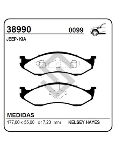 Im Past. Freno Del. Jeep Cherokee / Comanche / Grand Cherokee / Kia Carnival
