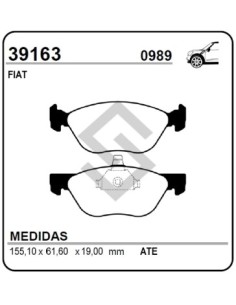 Ft Past. Freno Del. Marea 96/... Bravo/bravo 95/01
