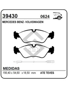 Vr Past. Freno Tras. M.benz Sprinter 95/97