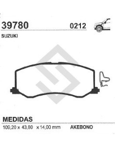 Im Past. Freno Del. Suzuki Swift Gl 1000 / Gl 1300  90/94