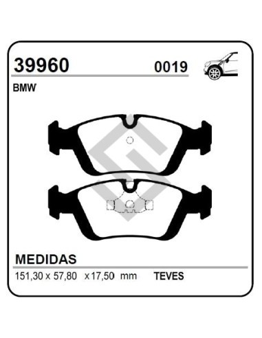 Im Past. Freno Del. Bmw Serie 3 (e36) 90/00 / Z3 / Z4