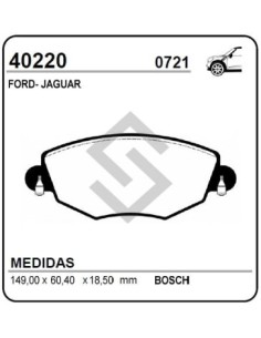 Fd Past. Freno Del. Mondeo 01/... / Jaguar X-type 01/06