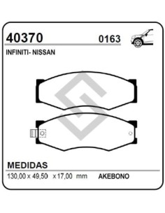 **vr Past. Freno Del. Nissan Pathfinder P.up 720 90/94