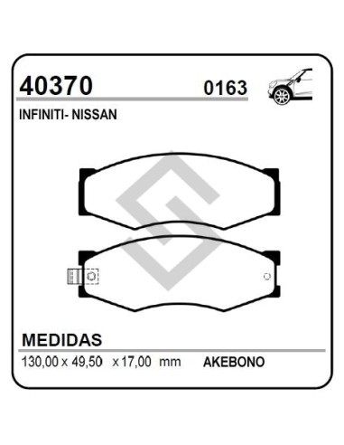 **vr Past. Freno Del. Nissan Pathfinder P.up 720 90/94